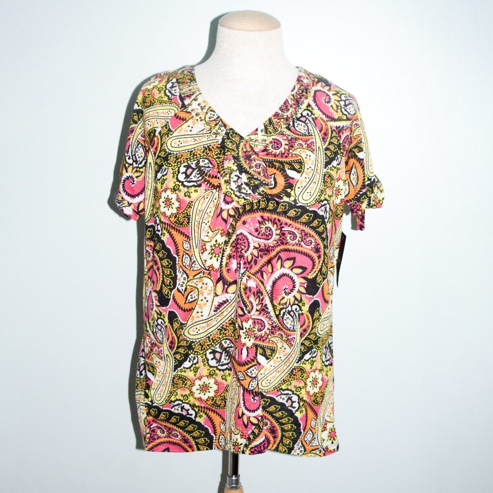 goddess stretch knit blouse